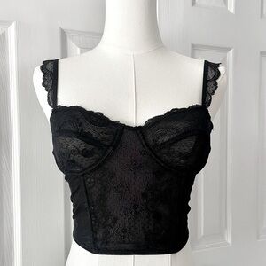 & Sunday Lace Corset Top Size 32C